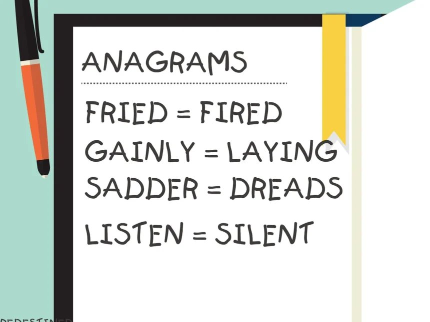 How to Make the Most of: Anagram Of Example