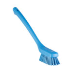 Ultra-slim cleaning brush with long handle