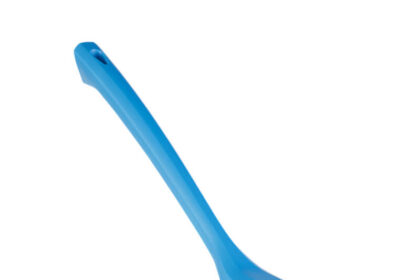 Ultra-slim cleaning brush with long handle