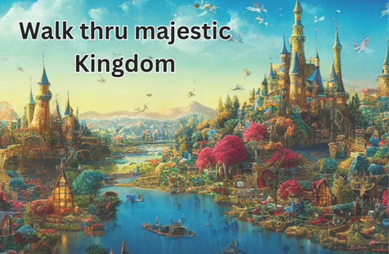 The walk thru majestic kingdom map