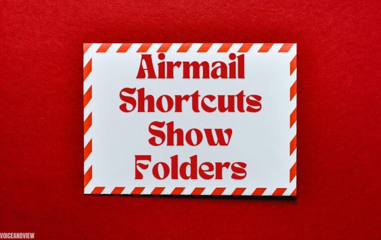 airmail shortcuts show folders