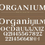 How to Find Fonts Like Organum with Glyphs Unique