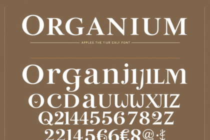 How to Find Fonts Like Organum with Glyphs Unique