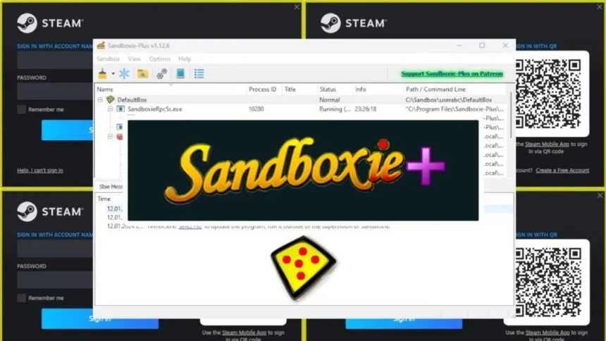 The sandboxie plus v1.14.8 带高级凭据