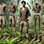 Explore: Daz Studio G8m Jungle Wear