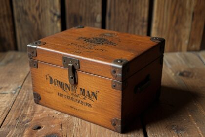Exploring: Vintage dumont minute empty wood box