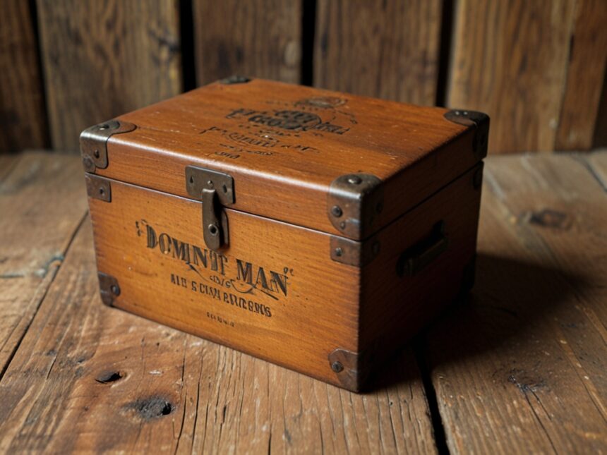 Exploring: Vintage dumont minute empty wood box