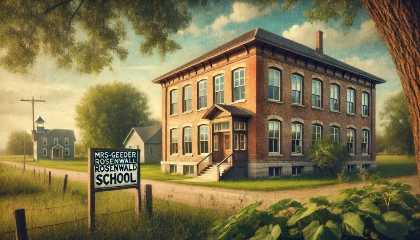 Mrs. Geeder Rosenwald School