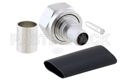 43-10 male crimp with captive contact for lmr400