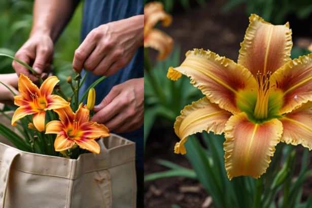 daylily stalk broke in transport bag