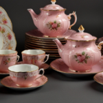 Plant tuscan china made in england pink reg no 771590