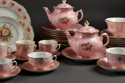 Plant tuscan china made in england pink reg no 771590