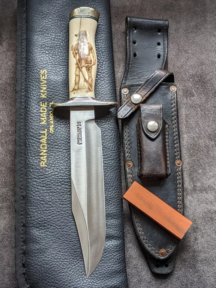 The Randall Scrimshaw Knife for Sale