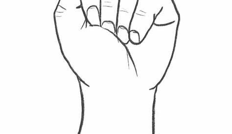 wrist crops as a drawing easy:Hand-drawn simple vector drawing