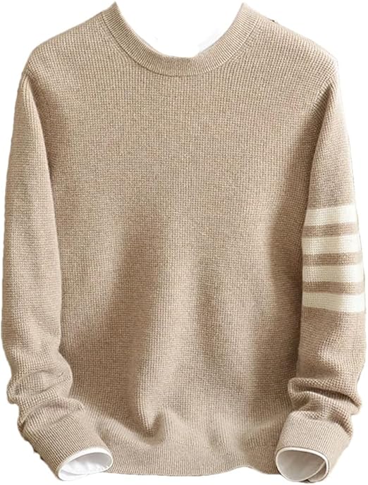 Where Can We Shop Beige Cashmere Mens Sweater