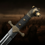 The Hongen Civil War Sword with Bear Face on Handle