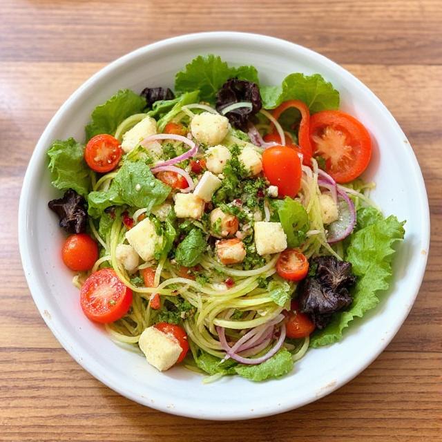 How Is Happy Salad 三喜 餐厅 Traditionally Made?