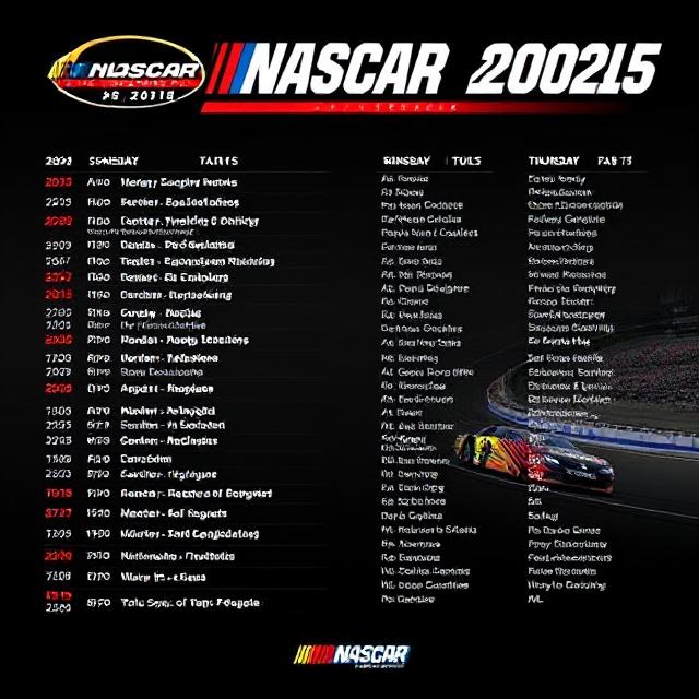 NASCAR Schedule 2025 PDF: Your Comprehensive Guide to the Upcoming Racing Season