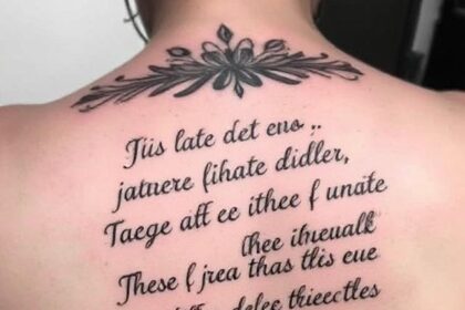How to Create Unique Verse Tattoos Ideas: A Comprehensive Guide