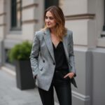Who Can Pull Off a Grey Blazer Black Pants?