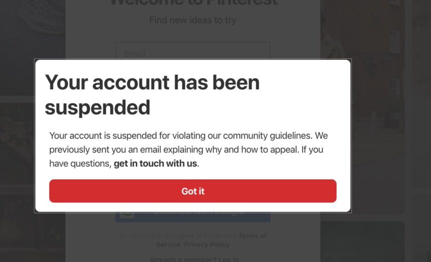 The Pinterest Account Suspension: Understanding Causes, Consequences, and How to Recover