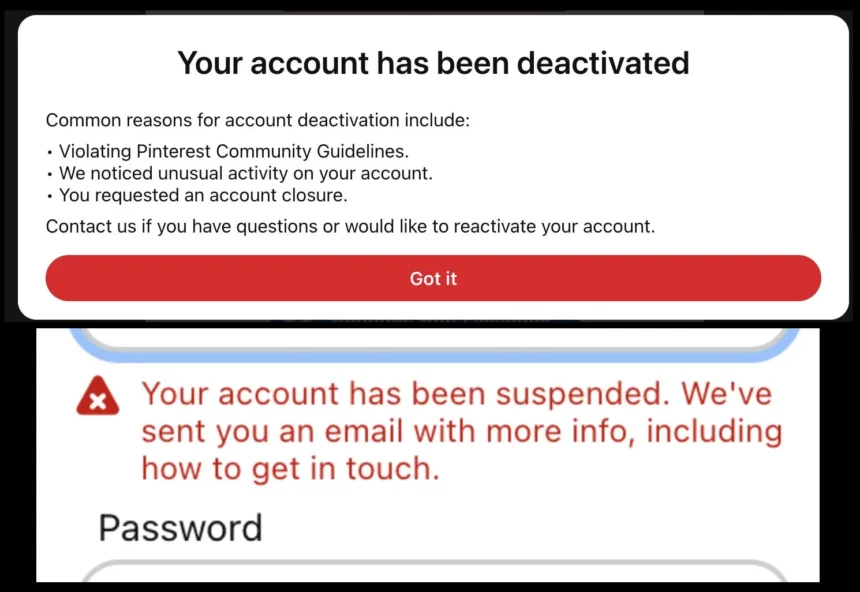 Understanding Suspended Account Pinterest : Causes, Recovery, and Prevention`